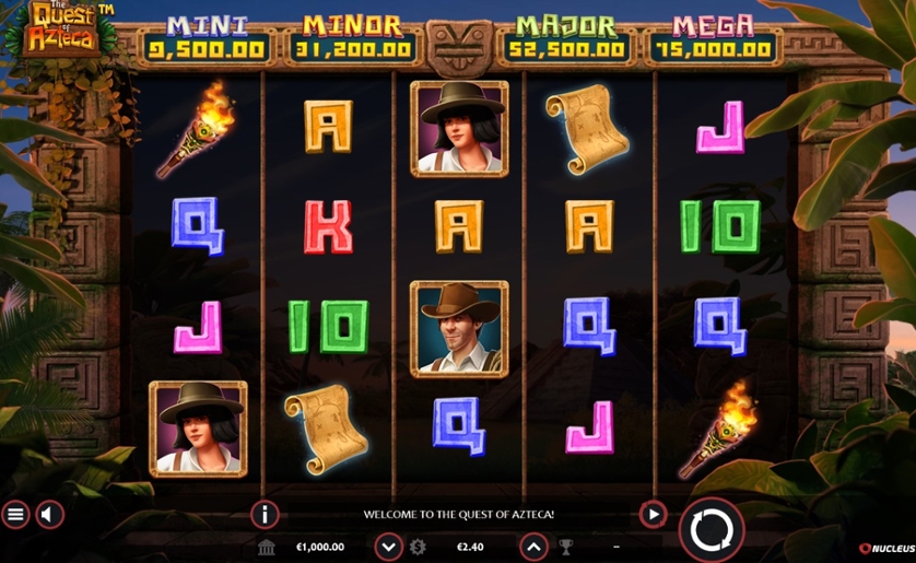 The Quest of Azteca: A Thrilling Online Casino Slot Game